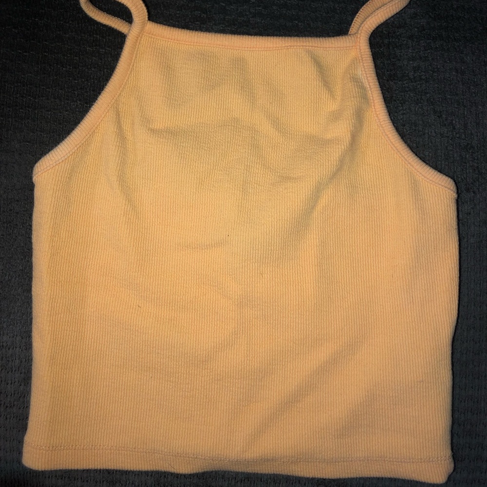 Orange cropped cami top (Forever 21)
